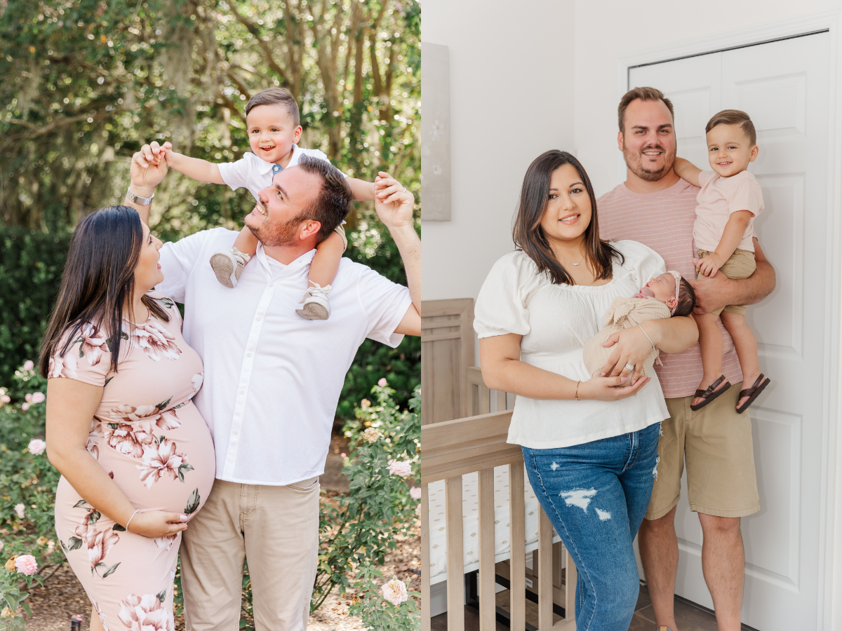 journey from maternity to newborn photography